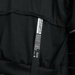 Autumn  Men's Casual Hoodie Sweatshirt Techwear Hip Hop Harajuku Style with Ribbons Patchwork Japanese Streetwear Darkwear