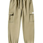 Men's Cargo Pants Sweatpants Outdoor Bunched Long Trousers  Casual Autumn Multi-Pocket Durable Workwear Male Trousers