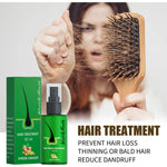 Hair Growth Spray for Baldness Hair Loss Repair Damaged Scalp Serum Liquid Thickening Hair Root Treatment Longer Healthier Hair