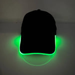 Halloween LED Light Up Baseball Hat Flashing Glow Rave Party Cap Luminous Hat for Women Men Hip-hop Club Festival Supplies