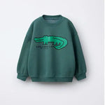 New Cartoon Sweatshirts For Boys Girls Loose Casual Long-sleeved Tops Spring Autumn Wear Fashion Simple Versatile Pullovers