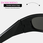 Retro Y2K Sports Sunglasses For Men Women Punk Fashion Trend Luxury Brand Design Punk Outdoor Cycling Goggles Eyeglasses UV400