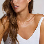 A-Z Initial Necklace 18K Gold Plated Necklace Cute Letter Stainless Steel Necklace for Women