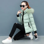 Autumn Jacket for Woman 2026 New Fashion Coat Female Glossy Waterproof Winter Hooded Jacket Plus Size Down Parkas Snow Wear