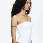 Tank Summer Women's Basic Tube Top, Sexy Tank Top, High-Elastic Skin-Friendly Fabric Top