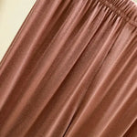 Modal Plus Size Capri Pants Women's Summer Loose Fit Wide Leg Elastic Waist Casual Lounge Shorts
