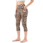 Capri Leggings with Pockets for Women High Waisted Workout Leggings Tummy Control Yoga Pants