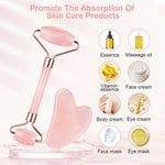 Roller & Gua Sha, Face Roller, Facial Roller Skin Care Tools Massager Resin Facial Massage For Face, Eyes, Neck, Body