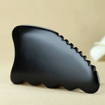 Gua Sha Facial Body Massage Tools,Unique 9-Edge Gua Sha Bian Stone,3D Gua Sha Stone with Ridges,Gua Sha Scraping Massage Tool