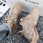 Men's Sneakers 2025 New Classic High Help Thick Bottom Workwear Casual Shoes for Youth Outdoor Lightweight Sports Running Shoes