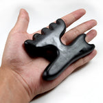 Gua Sha Facial Body Massage Tools,Unique 9-Edge Gua Sha Bian Stone,3D Gua Sha Stone with Ridges,Gua Sha Scraping Massage Tool