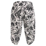Mens Allover Stylish Print Harem Pants Capri Pants Elastic Waistband Pockets Hippie Pants Boho Style Trousers Beach Costume