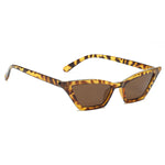 Cat Eye Sunglasses Women Stylish Vintage Lightweight Strong Uv Protection Good Clarity Comfortable Daily Wear Beach Outing Brown