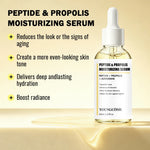 Moisturizing Serum | Peptide & Propolis Infused Formula with Adenosine, Lightweight Daily Hydrating Treatment for Balanced Pore