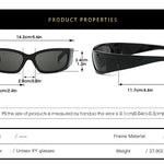 Retro Y2K Sports Sunglasses For Men Women Punk Fashion Trend Luxury Brand Design Punk Outdoor Cycling Goggles Eyeglasses UV400