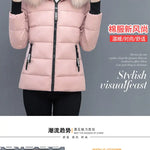 Autumn Jacket for Woman 2026 New Fashion Coat Female Glossy Waterproof Winter Hooded Jacket Plus Size Down Parkas Snow Wear