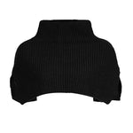 Autumn and Winter Design Sense, High Neck, Split Woolen Shawl, Fashionable Atmosphere, Women's Retro Scarf