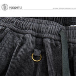 Men's Loose Fit Corduroy Cargo Pants Casual Trousers Workwear Long Trousers Harajuku Sle Youthful Vitali All Seasons