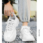 Men's Sneakers 2025 New Classic High Help Thick Bottom Workwear Casual Shoes for Youth Outdoor Lightweight Sports Running Shoes