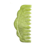 Natural Green Xiuyu Gua Sha Board Jade Stone Massager For SPA Acupuncture Body Scraping Gouache Scraper Facial Beauty Tool