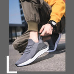 Sneakers for Men 2025 New Flying Woven Men's Casual Shoes Korean Style Trendy Fashion Sports Shoes Men Sneakers