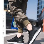 Sneakers for Men 2025 New Flying Woven Men's Casual Shoes Korean Style Trendy Fashion Sports Shoes Men Sneakers
