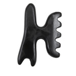 Gua Sha Facial Body Massage Tools,Unique 9-Edge Gua Sha Bian Stone,3D Gua Sha Stone with Ridges,Gua Sha Scraping Massage Tool