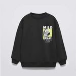 New Cartoon Sweatshirts For Boys Girls Loose Casual Long-sleeved Tops Spring Autumn Wear Fashion Simple Versatile Pullovers