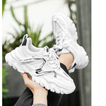Men's Sneakers 2025 New Classic High Help Thick Bottom Workwear Casual Shoes for Youth Outdoor Lightweight Sports Running Shoes