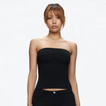 Tank Summer Women's Basic Tube Top, Sexy Tank Top, High-Elastic Skin-Friendly Fabric Top