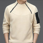 Men's Sweatshirs Spring Fall Long-sleeved T-shirt Top Loose Trend Round Neck Bottoming Shirt Lightweight Casual Sports