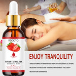 Strawberry Scented Moisturizing Essential Oil - Fruity Fragrance Hydrating Body Massage Oil for Dry Skin Care SPA Relaxing