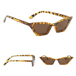 Cat Eye Sunglasses Women Stylish Vintage Lightweight Strong Uv Protection Good Clarity Comfortable Daily Wear Beach Outing Brown