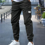 Men's Cargo Pants Sweatpants Outdoor Bunched Long Trousers  Casual Autumn Multi-Pocket Durable Workwear Male Trousers