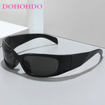 Retro Y2K Sports Sunglasses For Men Women Punk Fashion Trend Luxury Brand Design Punk Outdoor Cycling Goggles Eyeglasses UV400
