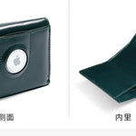 AirTag Wallet Oil Leather RFID Tri-fold Wallet Suitable for Men Women with Coin Pocket Luxury Purse Card Holder without AirTag