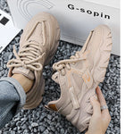 Men's Sneakers 2025 New Classic High Help Thick Bottom Workwear Casual Shoes for Youth Outdoor Lightweight Sports Running Shoes