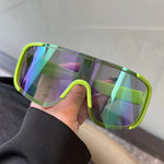 New Y2K Style Cycling Sunglasses Windproof Glasses for Men Women Retro-Reflective Sheeting Lens Road Riding Sport Glasses