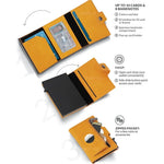 Airtag Wallet Rfid Credit Card Holder Men Wallets Trifold Luxury Slim Air Tag Tracker Minimalist Cardholder Case Presents Choice