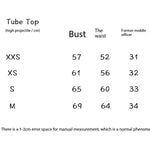 Tank Summer Women's Basic Tube Top, Sexy Tank Top, High-Elastic Skin-Friendly Fabric Top