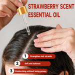 Strawberry Scented Moisturizing Essential Oil - Fruity Fragrance Hydrating Body Massage Oil for Dry Skin Care SPA Relaxing