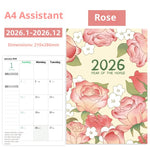 Notebook, 2026 Working Secretary Schedule Book