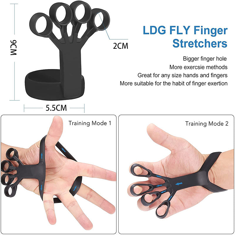 Silicone Finger Exerciser Hand Grip Strength Trainer – Portable Fitness & Dexterity Tool