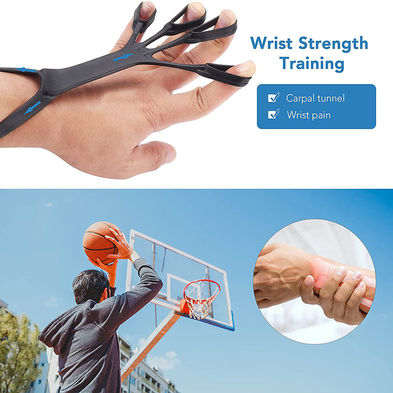Silicone Finger Exerciser Hand Grip Strength Trainer – Portable Fitness & Dexterity Tool