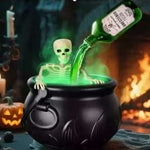 Halloween Black Wizard Bowl Magic Float Bottle And Diffuser Indoor Home Bar Magic Party Horror Ghost Props Halloween Decoration