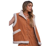 Fashionable Jacket Warm Fur Sleeveless Vest